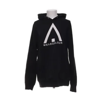 Huvtröja (Svart, Vit) från Wearcolour Bomull, Polyester