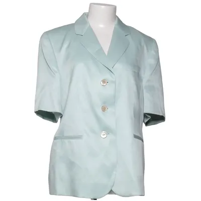 Blazer (Vert) de DinoModa Soie, Laine