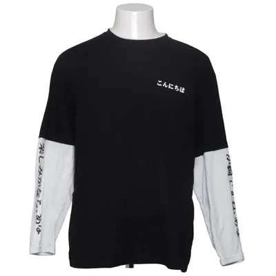 Långärmad t-shirt (Svart, Vit) från ChArmkpR Bomull, Elastan, Polyester