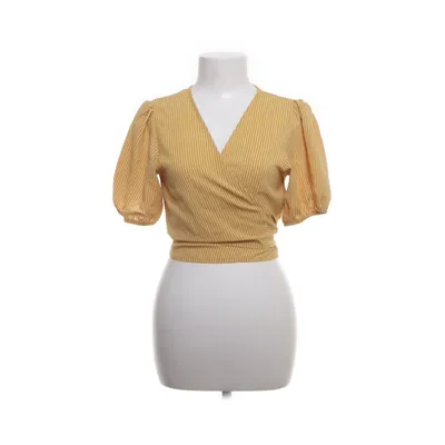 Omlottopp (Gul, Vit) från Nasty Gal Polyester