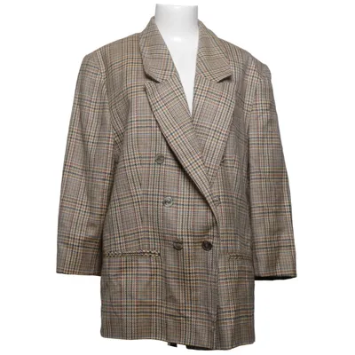 Kavaj (Beige, Blå, Svart) från Umberto Ginocchietti Acetat, Ull