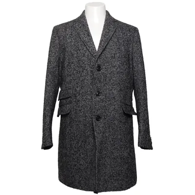 Jas (Zwart, Wit) van Pour Homme Polyamide, Polyester, Wol