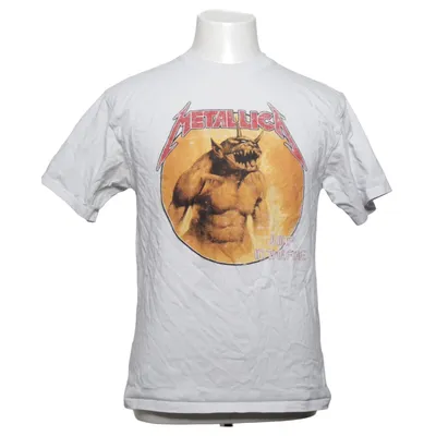 T-shirt (Vit, Flerfärgad) från Metallica Bomull