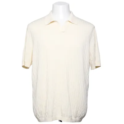 Poloshirt (Wit) van H&M Katoen, Viscose