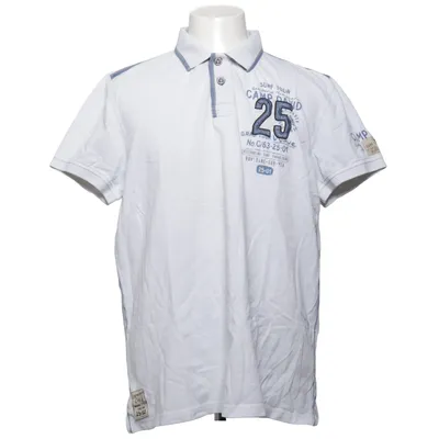 Poloshirt (Weiß, Blau) von Camp David Baumwolle