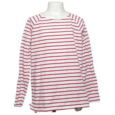 T-shirt à manches longues (Rouge, Blanc) de Polarn O. Pyret Coton biologique