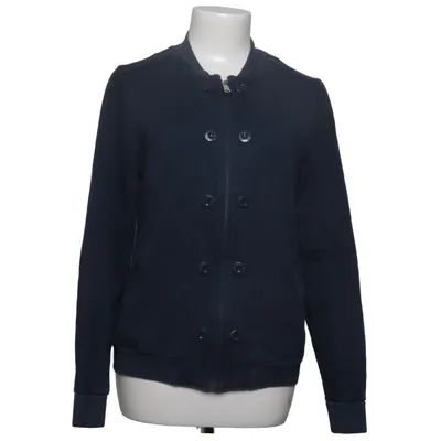 Bomber jacket (Blue) from House of Lola Cotton, Elastane