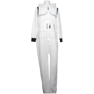 Mjukisdräkt (Vit, Svart) från Star Wars Bomull, Polyester