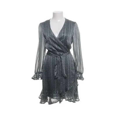 Slå-om-kjole (Blå, Grøn, Flerfarvet) fra Vintage Love Polyester