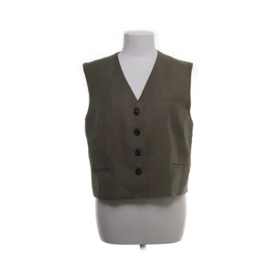 Kostymväst (Grön) från Massimo Dutti Bomull, Linne