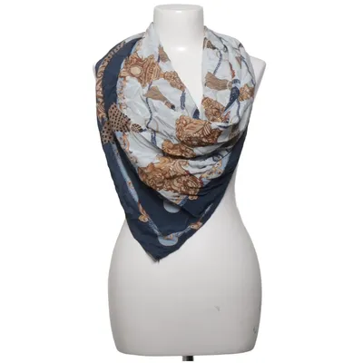 Shawl (Blue, White, Brown) from Reine Seide Silk