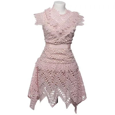 Cocktailkjole (Pink) fra Self-Portrait Polyester, Viscose