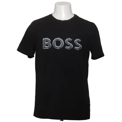 T-shirt (Noir) de Hugo Boss Coton, Élasthane