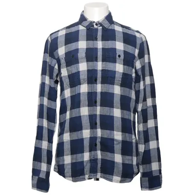 Chemise en flanelle (Bleu, Blanc) de Poco Loco Coton