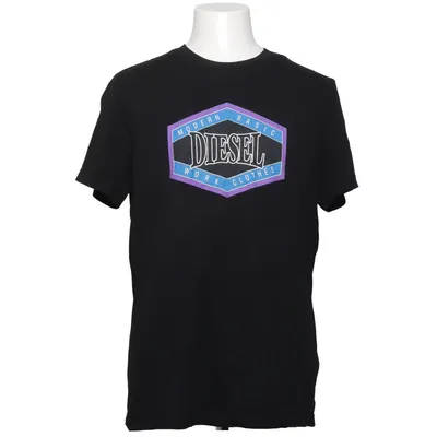 T-shirt (Zwart, Meerkleurig) van Diesel Katoen