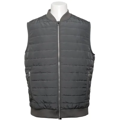 Gilet d'extérieur (Vert) de Marks & Spencer Autograph Coton, Élasthane, Polyester