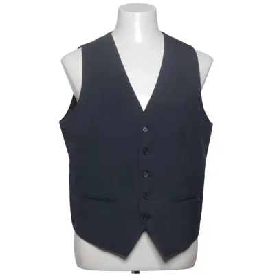 Jakkesætsvest (Blå) fra Lindbergh White Polyester