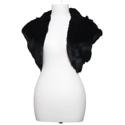 Bont gilet (Zwart) van Sensation Folie Konijnenbont