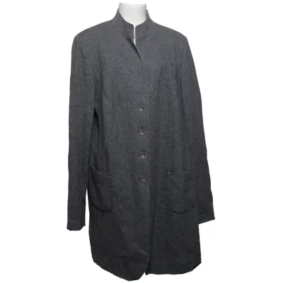 Coat (Gray) from White Label Polyamide, Wool