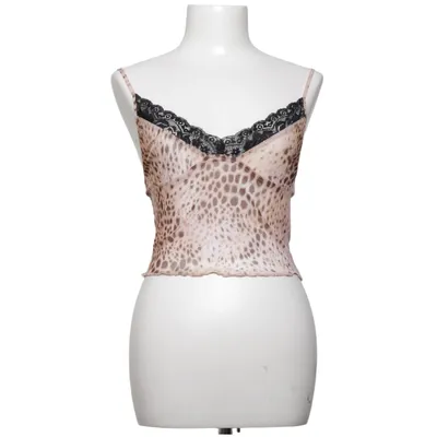 Crop top (Brun, Sort) fra Motel Polyester