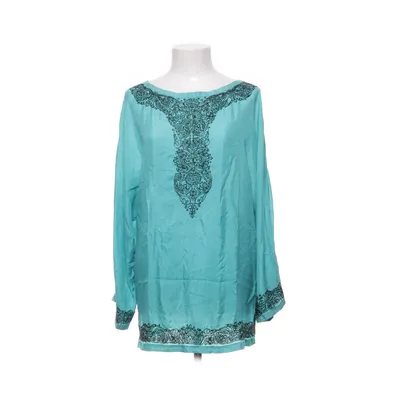 Blouse (Turquoise, Black) from Etro Milano Silk