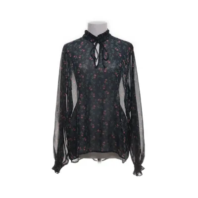 Pussy bow blouse (Blue, Multicolored) from Angelology by Lager 157 Polyester