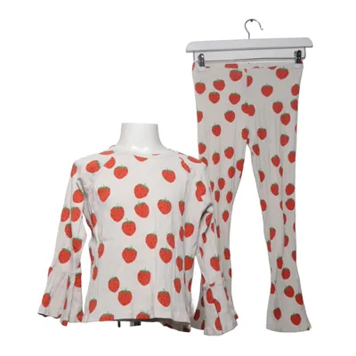 Ensemble (Blanc, Rouge) de Mini Rodini Coton, Élasthane