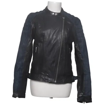 Bikerjacka (Biker057) från Goosecraft Bomull, Skinn, Polyester