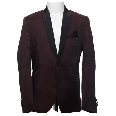 Veste de smoking (Rouge, Noir) de Harput Collection Élasthane, Polyester, Viscose