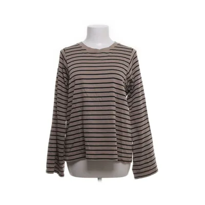 Långärmad t-shirt (Beige, Svart) från Dagmar Ekologisk bomull