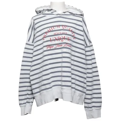 Huvtröja (Vit, Blå) från Pepe Jeans Bomull