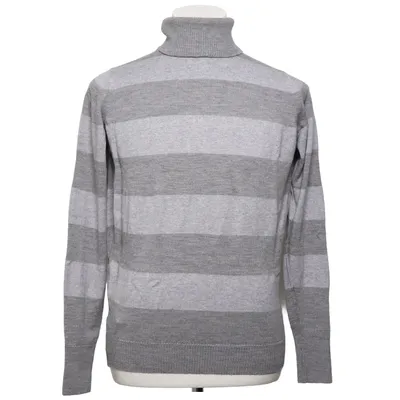Turtleneck (Gray) from John Smedley Cotton, Merino wool