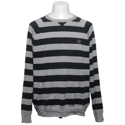 Sweater (Black, Gray) from Fred Perry Sportswear Cotton
