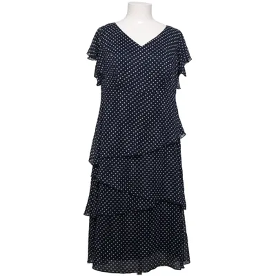 Robe (Noir, Blanc) de Lena Acétate, Polyester