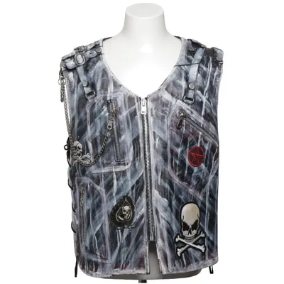 Gilet de motard (Gris, Multicolore) de Couture Couture
