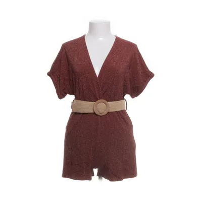 Buksedragt (Brun) fra New Collection Elastan, Polyester, Viscose