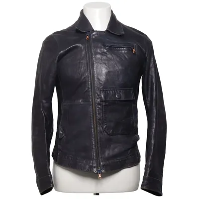Leren jack (Blauw, Grijs) van G-Star Raw Katoen, Leer, Polyester