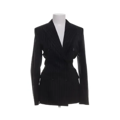 Blazer (Sort) fra H&M Studio Elastan, Uld, Viscose