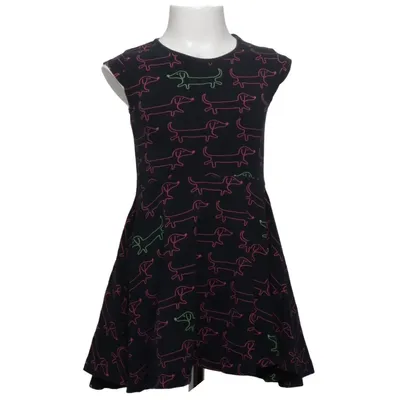Kleid (Schwarz, Pink, Grün) von Me&i Baumwolle, Elasthan