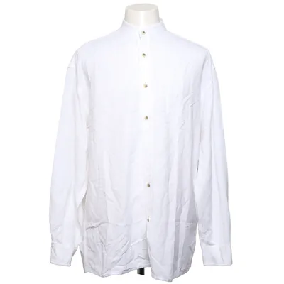 Skjorte (Hvid) fra Portland Bomuld, Linned, Viscose
