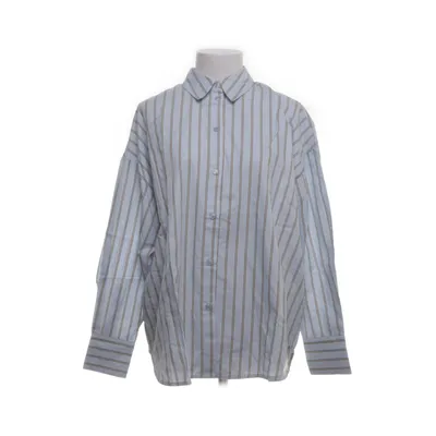 Shirt (Blauw, Beige) van By Malene Birger Organisch katoen