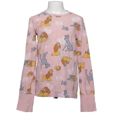Lange mouwen shirt (Roze, Meerkleurig) van Disney x Polarn O. Pyret Elastaan, Organisch katoen