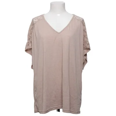 Top (Beige) from Shein Curve Polyester, Viscose