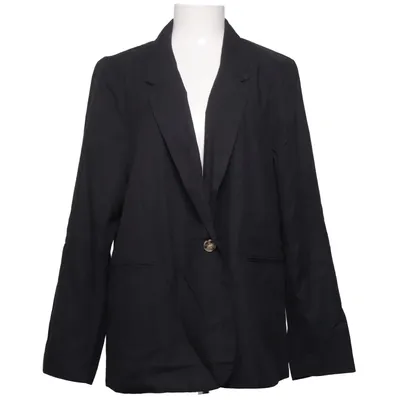 Blazer (Zwart) van Stories Katoen, Lyocell, Polyester