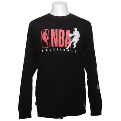 Lange mouwen shirt (Zwart) van NBA Katoen