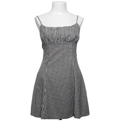 Kjole (Sort, Hvid) fra Forever 21 Elastan, Polyester, Viscose