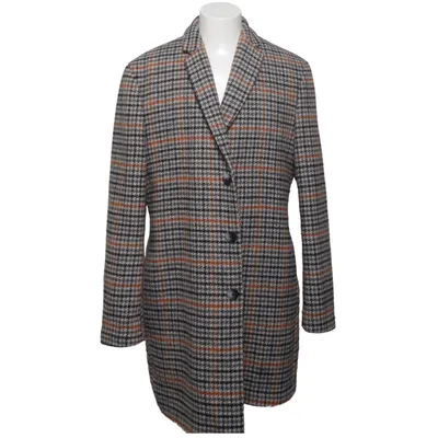 Frakke (Grå, Orange, Flerfarvet) fra McNeal Polyester, Uld