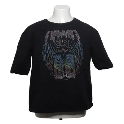 T-shirt (Svart, Flerfärgad) från Rika Bomull, Elastan