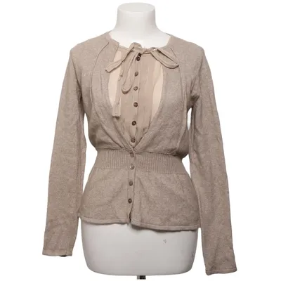 Cardigan (Beige) from Alberta Ferretti Angora, Cashmere, Polyamide, Silk