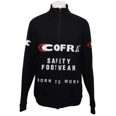 Sweatshirt (Black) from Cofra Cotton, Polyester